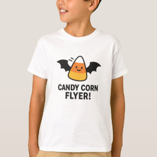 Camiseta Volador de Caramelo de Maíz Diseño de Murciélago d