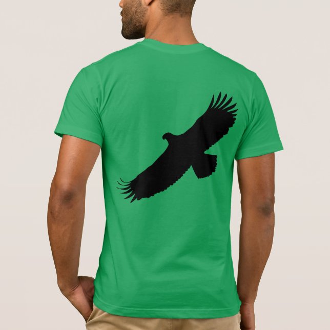 Camiseta voladora de águila - Elegir color (Reverso)