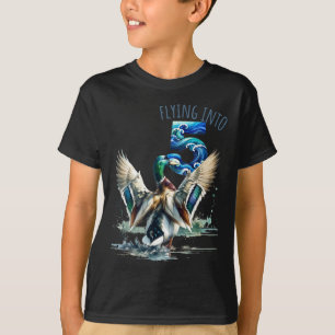 Camiseta Volando a la caza del túmulo 5 años Fiesta de cump