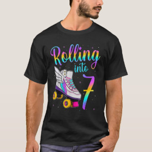 Camiseta Volando a los 7 años vamos a rodar me estoy volvie