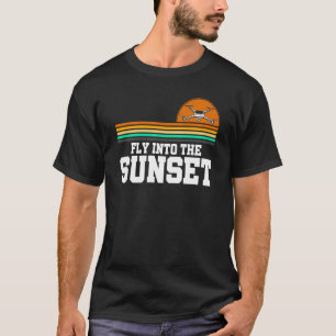 Camiseta Volando Al Drone Al Atardecer Volando Rc Quadcopte