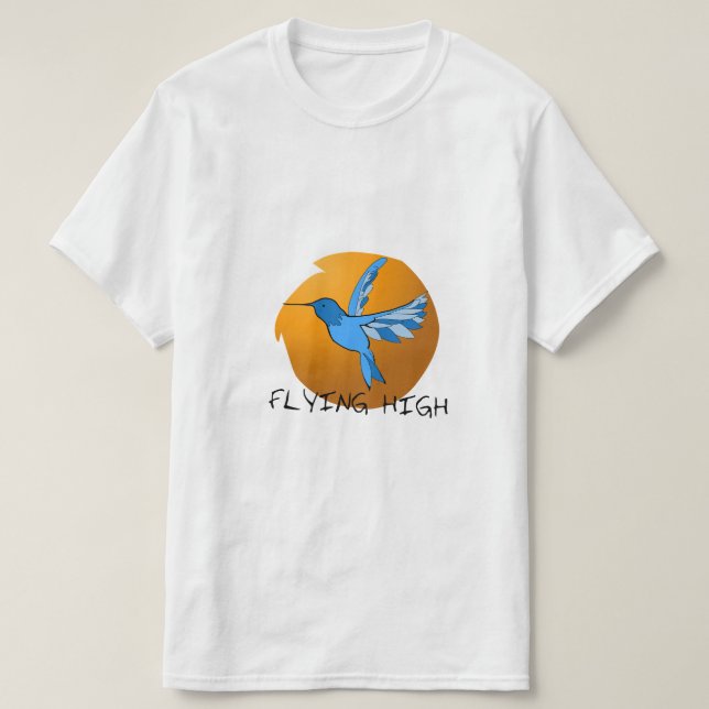 Camiseta - volando alto (Diseño del anverso)