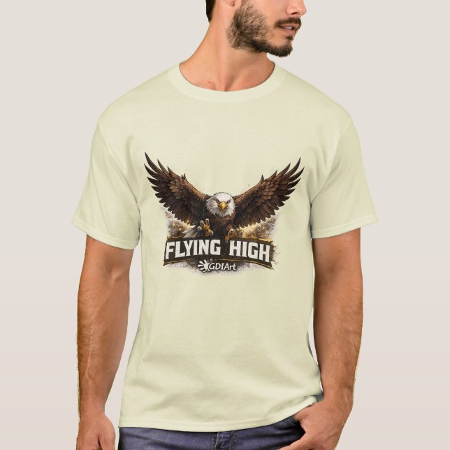 CAMISETA VOLANDO ALTO (Anverso)