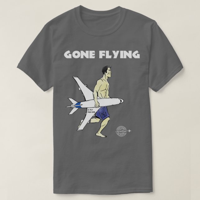 CAMISETA VOLANDO DEJADO (Diseño del anverso)