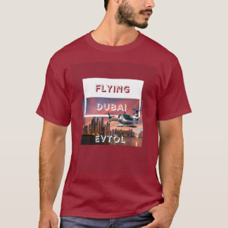 Camiseta Volando en Dubai EVTOL para Air Taxi AAM UAM