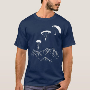 Camiseta Volando Parapente Skydiving Parapente