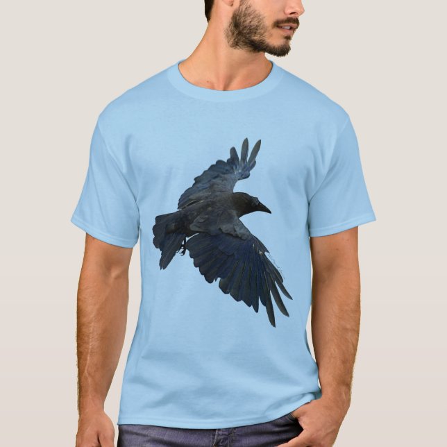 Camiseta Volando Raven Corvid lover T-Shirt (Anverso)