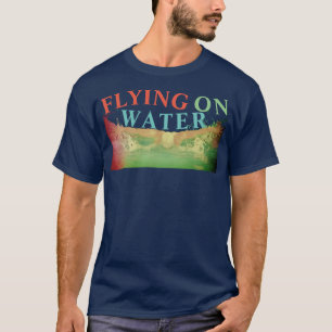 CAMISETA VOLANDO SOBRE EL AGUA, RETRO, BRAZADAS DE MARIPOSA