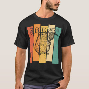 Camiseta Volante de Bádminton Capybara Retro - Bádminton Ma