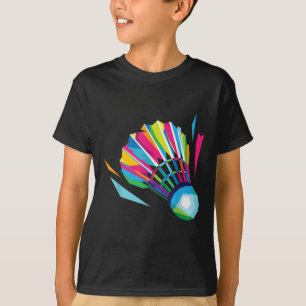 Camiseta Volante de bádminton Raqueta Deporte Bádminton Art