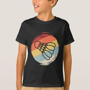 Camiseta Volante de Bádminton Vintage Estilo 60s 70s, Bádmi