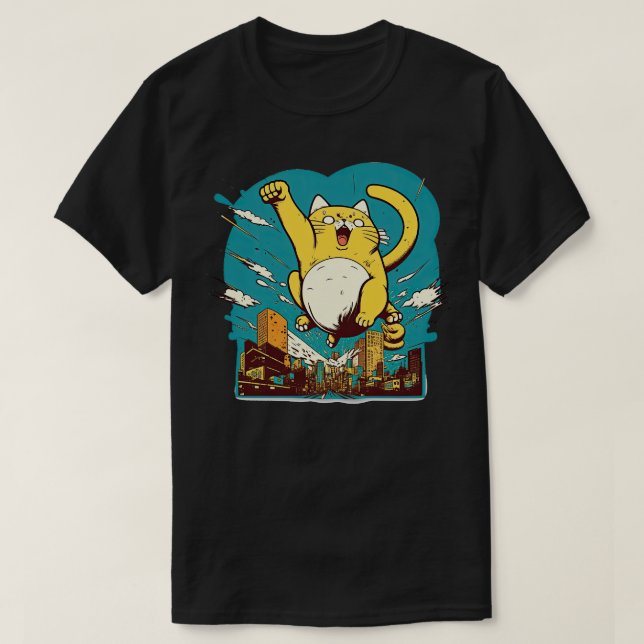 Camiseta Volante de Catzilla (Diseño del anverso)