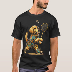 Camiseta Volante de jugador de bádminton Retriever Dorado