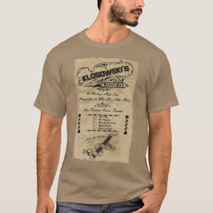 Camiseta Volante de la Barbería de Vintage