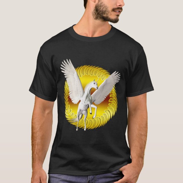Camiseta Volante de Unicornio (Anverso)