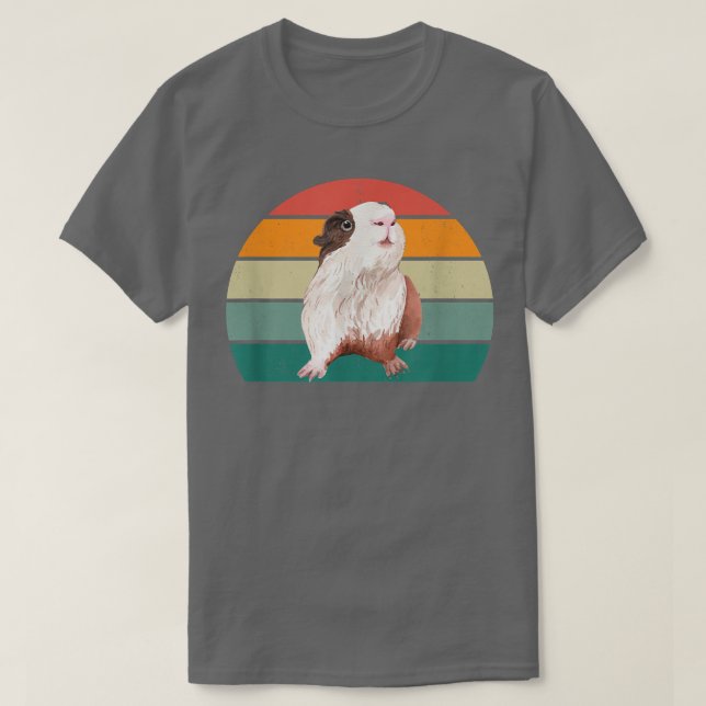 Camiseta volante guinea de indias madre papá juguete guinda (Diseño del anverso)