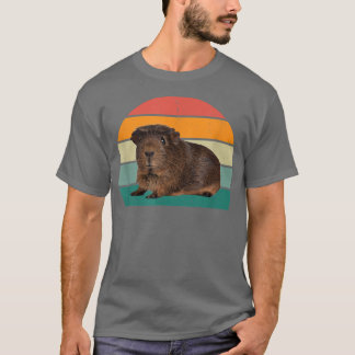 Camiseta volante guinea de indias madre papá juguete guinda