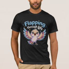 Camiseta Volar a través de la vida Orgullo del autismo Neur