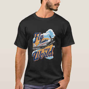 Camiseta "Volar al mundo"