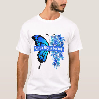 Camiseta Volar alto como una mariposa