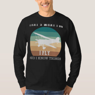 Camiseta Volar alto con eso lo que hago es divertido tee de