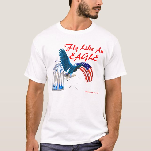 Camiseta Volar como un águila (Anverso)