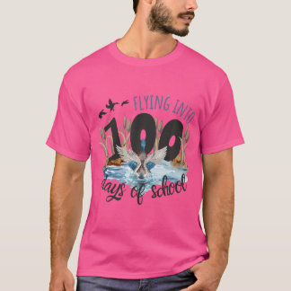 Camiseta Volar en 100 días de caza de patos en la escuela 1
