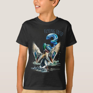 Camiseta Volar en 3 Caza de patos Fiesta de cumpleaños 3 añ
