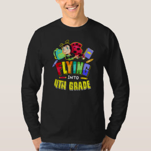 Camiseta Volar en 4to Grado Mariquita Regreso a la Escuela