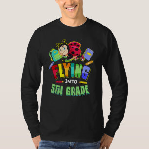 Camiseta Volar en 5to Grado Mariquita Regreso a la Escuela