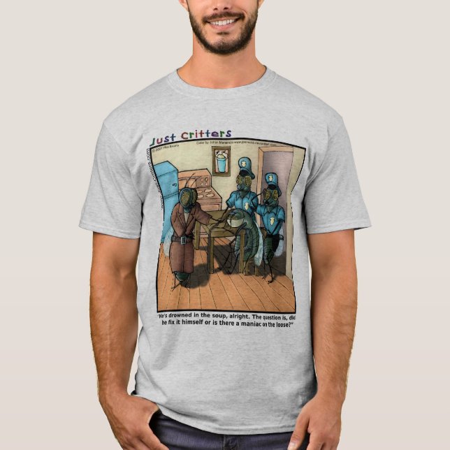 Camiseta Volar en sopa (Anverso)