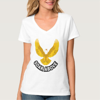 Camiseta Volar sobre todo el arte majestuoso del águila