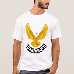 Camiseta Volar sobre todo el arte majestuoso del águila