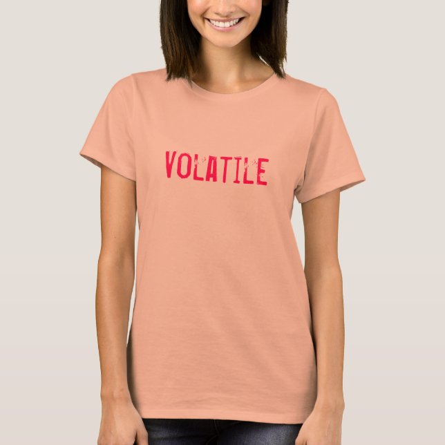 Camiseta Volátil (Anverso)