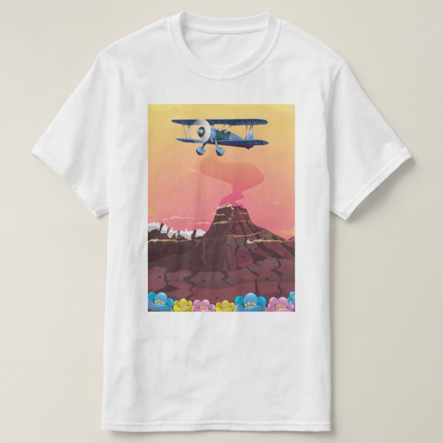 Camiseta Volcán (Diseño del anverso)