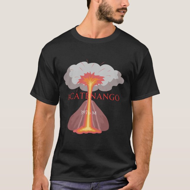 Camiseta Volcan Acatenango Classic T-Shirt (Anverso)