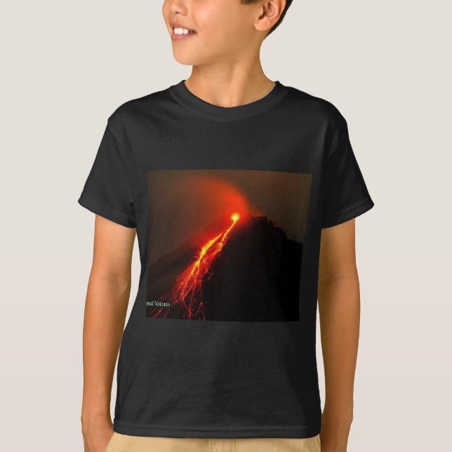 Camiseta Volcán como AMOR en mi Corazón (Anverso)