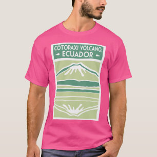 Camiseta Volcán Cotopaxi Ecuador Andes Activo