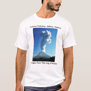 Camiseta Volcán de Colima, Jalisco, México
