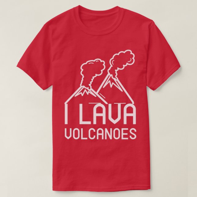 Camiseta Volcán divertidísimo I Lava (Diseño del anverso)