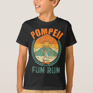 Camiseta Volcán Divertido Pompeya Carrera Divertida Geograf