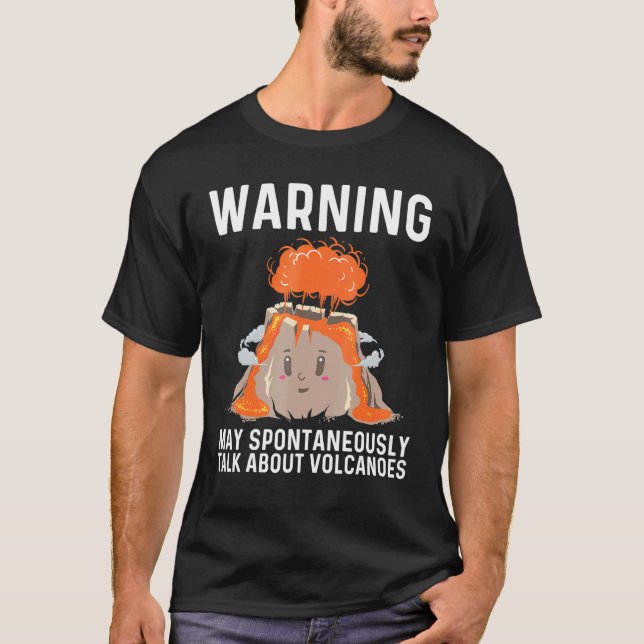 Camiseta Volcán Guay Para Hombres Mujeres Lava Magma Erupci (Anverso)