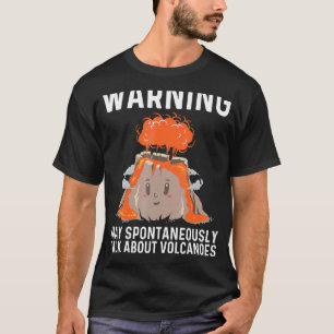 Camiseta Volcán Guay Para Hombres Mujeres Lava Magma Erupci
