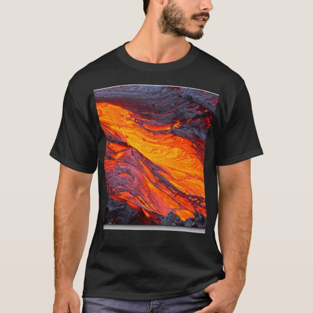Camiseta Volcán hawaiano (Anverso)