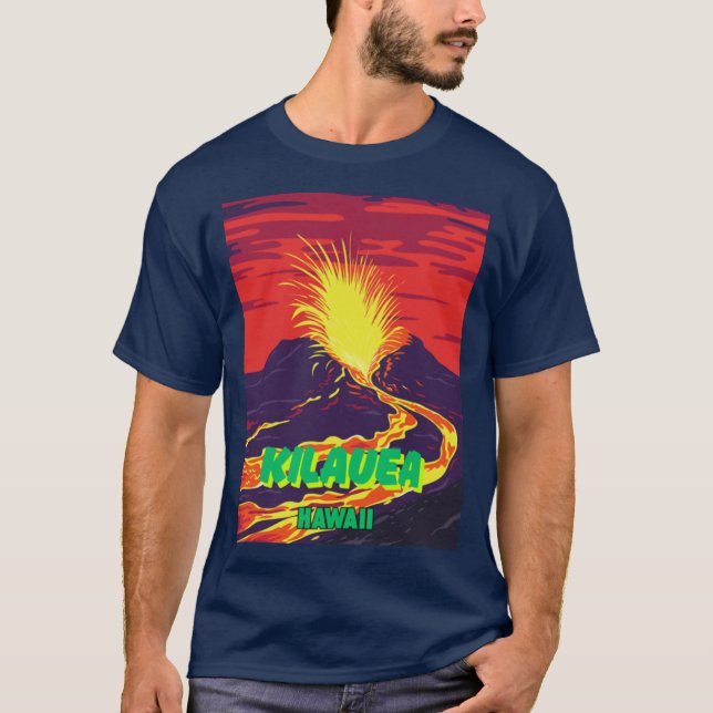 Camiseta Volcán Kilauea (Anverso)