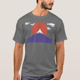 Camiseta Volcán Monte Fuji Cat Volcanología Japón