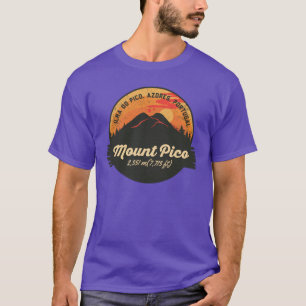 Camiseta volcán Monte Pico Ilha do Pico Azores Portugal fr