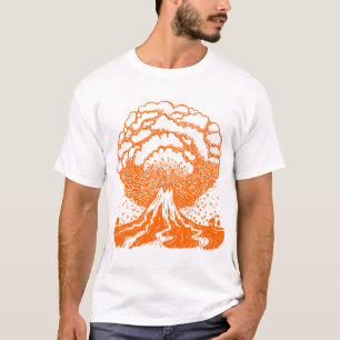 Camiseta Volcán Naranja