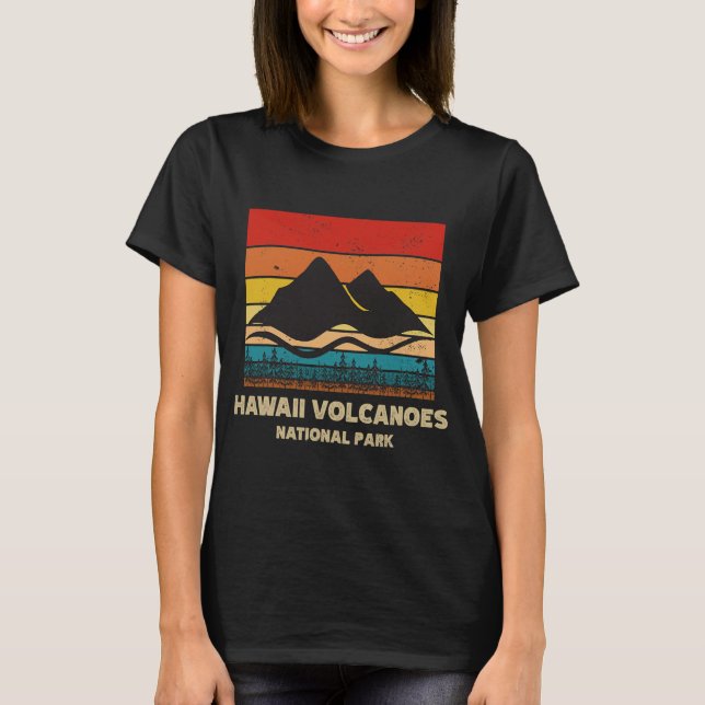Camiseta Volcanes De Hawái En Parque Nacional (Anverso)