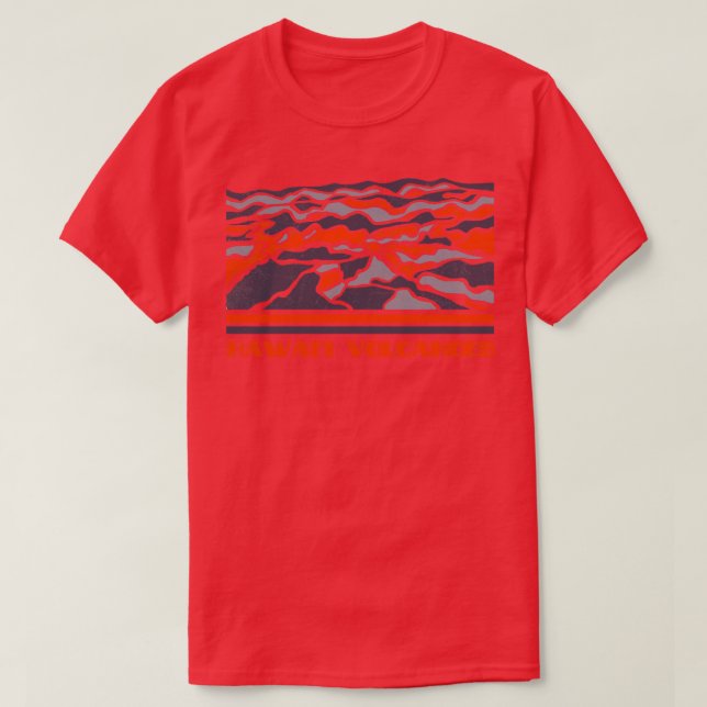 Camiseta Volcanes de Hawái Parque Nacional de EE.UU. Regalo (Diseño del anverso)